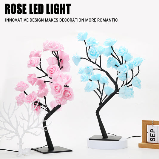 24LED Flower Tree Rose Lamps